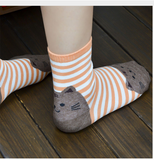 3D Cat Footprints Cotton Socks Offer