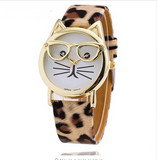 Hot Sale Glasses Cat Watch!
