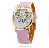 Hot Sale Glasses Cat Watch! Offer