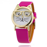 Hot Sale Glasses Cat Watch!