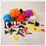 400pcs/Set Assemble 3D Puzzle DIY Puff Ball