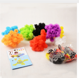 400pcs/Set Assemble 3D Puzzle DIY Puff Ball