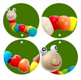 Educational Colorful Insects Wooden Puzzle for Children