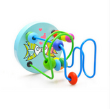 Children Colorful Wooden Mini Around Beads Educational Toy