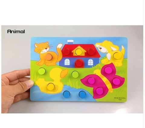 Wooden Jigsaw Board Puzzle for Children