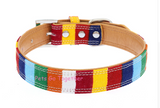Colorful Canvas Pet Dog Collar Free Plus