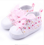 Cotton Floral Baby Girls Shoes Offer