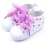 Cotton Floral Baby Girls Shoes
