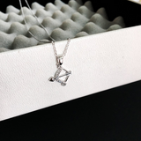 Cubic Zircon Bow and Arrow Necklace