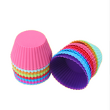 12 pcs/lot 7 cm Muffin Cupcake Silicone Cups Offer