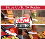 Clever Cutter 2-in-1 Cutting Board Food Chopper Smart Kitchen Knives