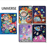 Magical Book Water Coloring Books Drawing Cartoons Books with Doodle Pen  Painting Board Gift for Kids Early EducationToys