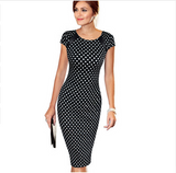 Designer Elegant Floral Print Dress for Work, Business, Casual or Party