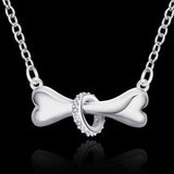 Dog Bone Collar Pendant Necklace for Dog Lovers Offer