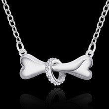 Dog Bone Collar Pendant Necklace for Dog Lovers