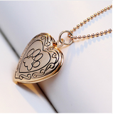 Dog Paw Print Photo Frames Locket Necklaces
