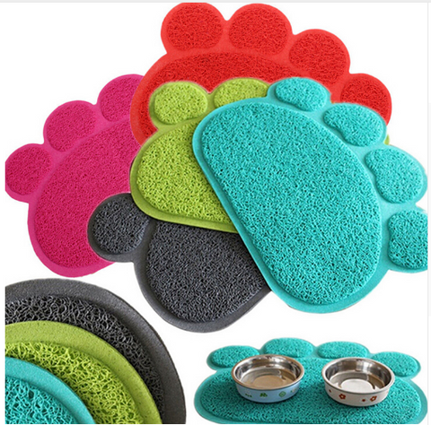 Dog/Cat Paw Shape Pad Mat Placemat