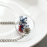 Glass Bottle Dried Flower Necklace Offer