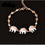 Enamel and Rose Gold Elephant Bracelet Offer