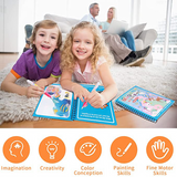 Magical Book Water Coloring Books Drawing Cartoons Books with Doodle Pen  Painting Board Gift for Kids Early EducationToys