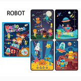 Magical Book Water Coloring Books Drawing Cartoons Books with Doodle Pen  Painting Board Gift for Kids Early EducationToys