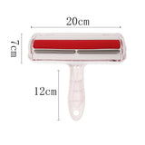 2-Way Pet Hair Remover Roller Removing Dog Cat Hair From Furniture Self-cleaning Lint Pet Hair Remover One Hand Operate