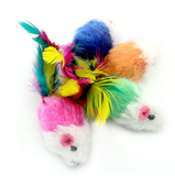 10 pcs. Fleece Mouse Cat Toys