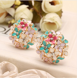 Four Leaf Flower Stud Earrings Offer