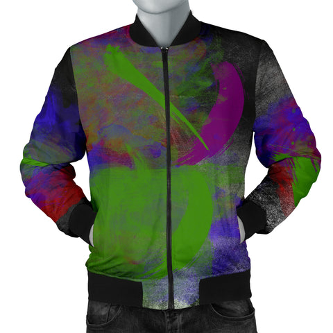 Multi-Colored Men's Bomber Jacket