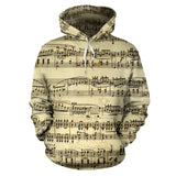Hoodie Sheet Music Design