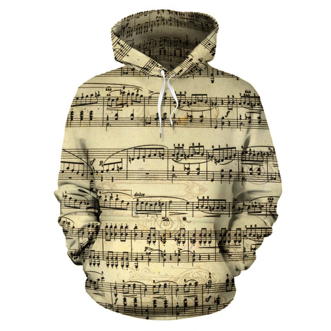 Hoodie Sheet Music Design