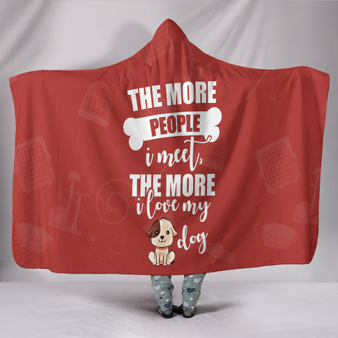 Custom Hoodie Blanket  - Dog Person