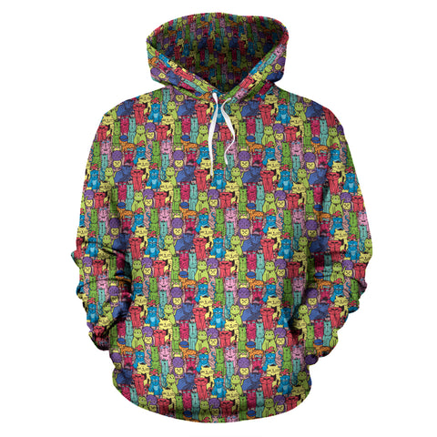 Cartoon Cat II Hoodies