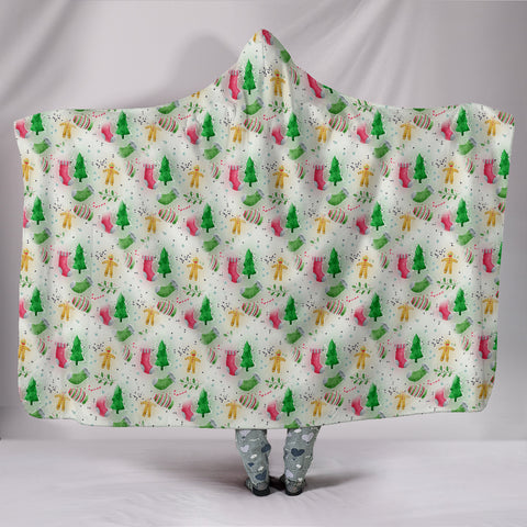 Feels Like Christmas Hooded Blanket