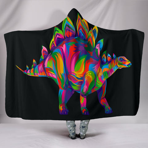 Stegosaurus Hooded Blanket