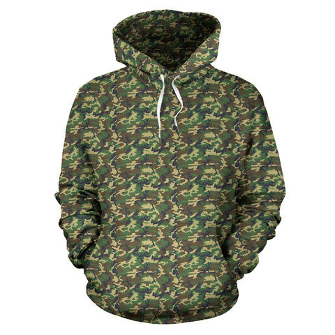 Hoodie Camouflage Print Men's