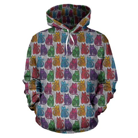 Paisley Cat Hoodies