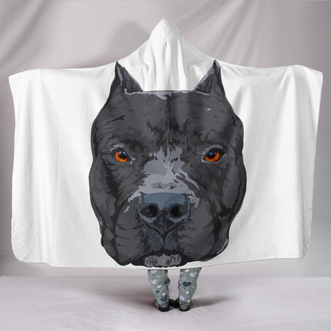 Pit Bull Hooded Blanket