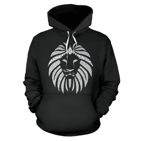 Hoodie Lion Print Men's