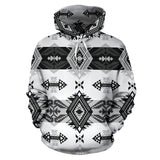 Sovereign Black and White Sokapi Hoodie