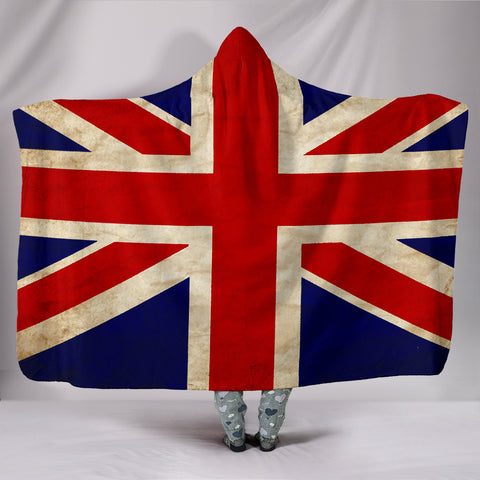 Custom Hoodie Blanket - English Flag