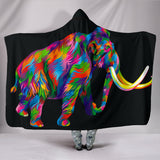 Wooly Mammoth Hooded Blanket