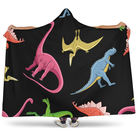 Dinosaur Hooded Blanket