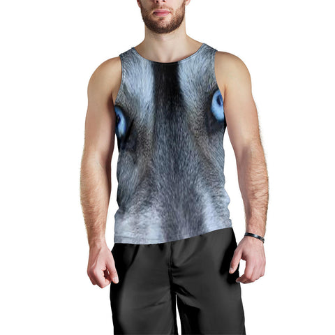 Siberian Husky Eyes' Tank Top