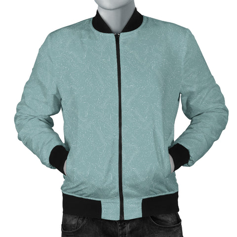 Topographic Men's Bomber Jacket