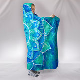 Blue Mandala Hooded Blanket