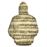 Hoodie Sheet Music Design