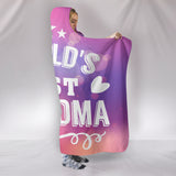 World's Best Grandma Hooded Blanket