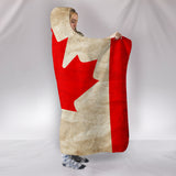 Custom Hoodie Blanket - Canadian Flag