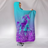 Unicorn Sparkle Hooded Blanket